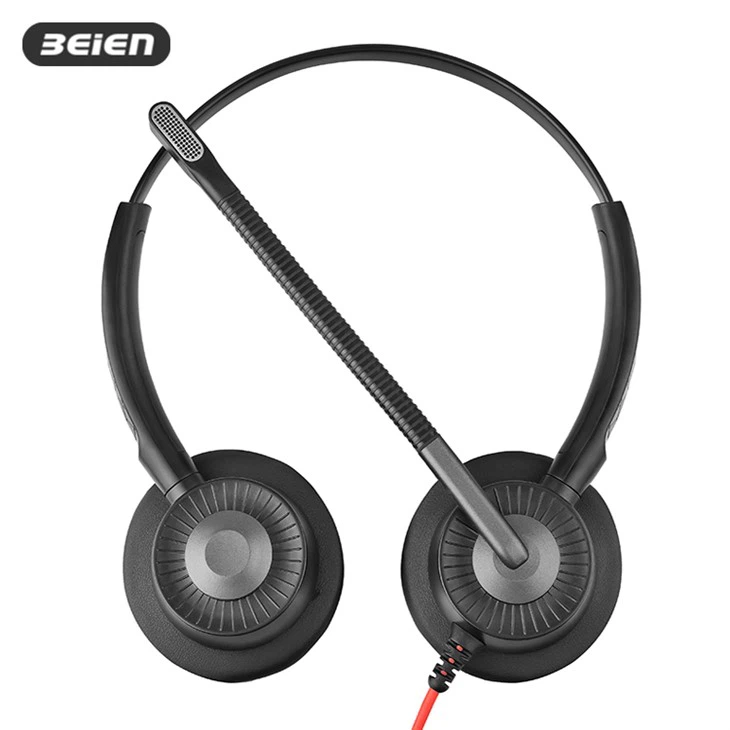 Dual Ear ENC Call Center Headset